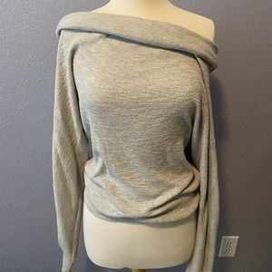 Free People slouchy sweater (grey): Size XS